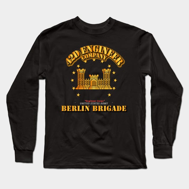 42d Engineer Company - Berlin Brigade Long Sleeve T-Shirt by twix123844
